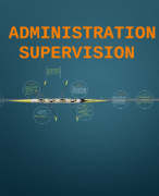 School Administration and Supervision