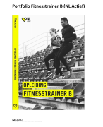 Fitnesstrainer B (NL Actief) Inleiding portfolio inclusief Deelopdracht 1: Beginsituatie / 2024
