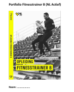 Fitnesstrainer B (NL Actief) Deelopdracht 1: Beginsituatie  inclusief inleiding portfolio  / 2026
