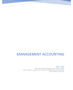 Management Accounting  