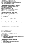 Lijst van VERKORTE Kenmerkende Aspecten