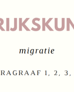 aardrijkskunde samenvatting migratie, havo 3