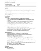Samenvatting arbeidsmarktbeleid