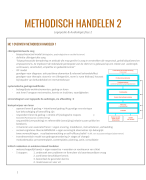 samenvatting methodisch handelen 2 
