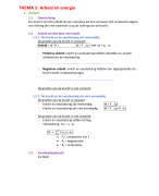 THEMA 5: Arbeid en energie (6.1)