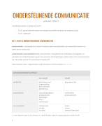 samenvatting OPO Ondersteunende Communicatie