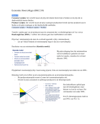 BK1210 Economie samenvatting hoorcolleges 2022 