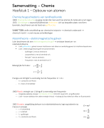 Samenvatting chemie wetenschappelijke fundamenten - 1e bachelor tandheelkunde
