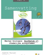 Nectar biologie  - VWO 6 - Hoofdstuk 17 en 18