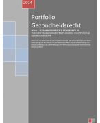 Portfolio week 1 Gezondheidsrecht