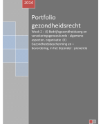 Portfolio week 2 Gezondheidsrecht