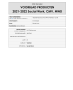 Praktijkdossier Social Work 2021/2022. Leeruitkomst 1: Bevorderen van het sociaal functioneren Leerjaar 4