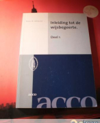 Samenvatting 'Inleiding tot de wijsbegeerte Deel 1'