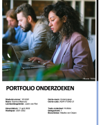 Onderzoeken Portfolio 1