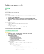 Samenvatting Relatievermogensrecht KdG