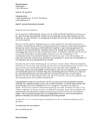 Verzoekbrief Tamara Hogeschool InHolland