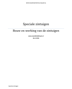 Bouw en werking van de speciale zintuigen