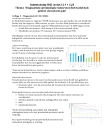 Samenvatting SMZ Cyclus 3.19 + 3.20 (THK Ba3)