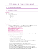 Samenvatting pathologie van de neonaat, vroedkunde 