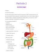 VIG/MZ Samenvatting anatomie spijsverteringskanaal + functies