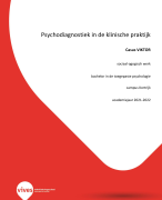 Psychodiagnostiek in de klinische praktijk casus Viktor/kinderen