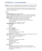 Samenvatting Psychologie blok 18: Learning Man