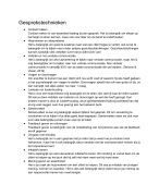 Gesprekstechnieken en soorten, social work