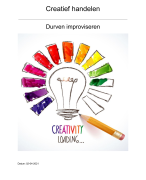 Creatief handelen, social work 