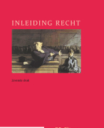Samenvatting boek Inleiding Recht ,Elian & Cliteur Hoofdstuk 1 t/m 3