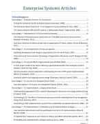 Articles Enterprise Systems