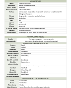 terminologie hoofdstuk 18,19 - anatomie