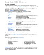 Samenvatting Biologie VWO 4 Nectar H2