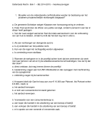 RECHT oefentenamens eerste jaar