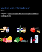 stofwisselingsreacties en voedingsbehoeften. MBO-4