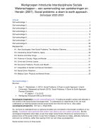 Samenvatting Social Problems: A Down To Earth Approach, Introductie Interdisciplinaire Sociale Wetenschappen (IISW)