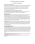 Brysbaert (2014) Fundamenten van de psychologie