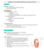 Bundel Samenvatting biologie 1 havo / vwo  compleet boek  1  planten en dieren, 2 organen en cellen, 3 ordening 4 stevigheid en beweging 5 waarneming, gedrag en regeling 6 voortplanting bij planten en dieren Biologie voor jou BVJ