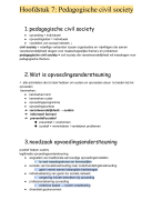 pedagogische civil society 