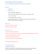 Samenvatting internationaal perspectief PXL (2022-2023)