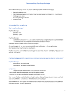 Samenvatting psychopathologisch perspectief (2022-2023) PXL