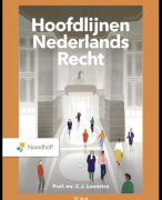 Samenvatting Hoofdlijnen Nederlands Recht