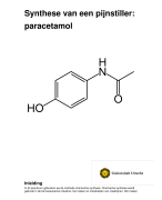 Scheikunde Paracetamol Practicum
