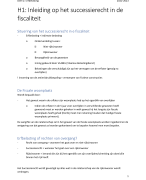 Erf- en registratiebelasting - erfbelasting - inleiding tot het succesierecht 