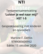 Samenvatting Luister je wel naar mij? Delfos 2020 - Hoofdstuk 1-5