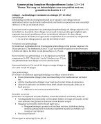 Samenvatting Complexe Mondproblemen Cyclus 1.3 + 1.4 (THK Ma1)