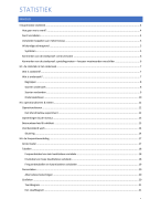 Statistiek 1 - Toegepaste Psychologie 