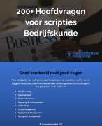 200+ Hoofdvragen voor hbo-scripties Social Work & Maatschappelijk Werk en Dienstverlening (MWD)
