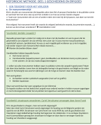 Historische methode deel 1: geschiedenis en erfgoed 