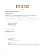 samenvatting OPO pedagogie