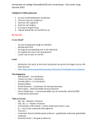 Aantekeningen College - Introductie en college Gezondheid & Intro Levensloop – Een Leven Lang Gezond GZW1021 2022/2023